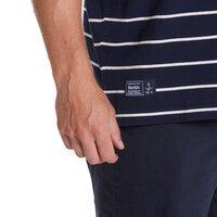 North 56 Cotton Striped Polo Navy