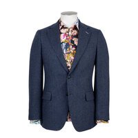 Rembrandt Shaped Blue Sports Coat