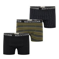 North 56 3 Pack Sports Trunks