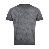 North 56 Cool Dyed Black Wash Cotton Vneck Tee