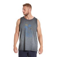 North 56 Combie Print Tank Top Black