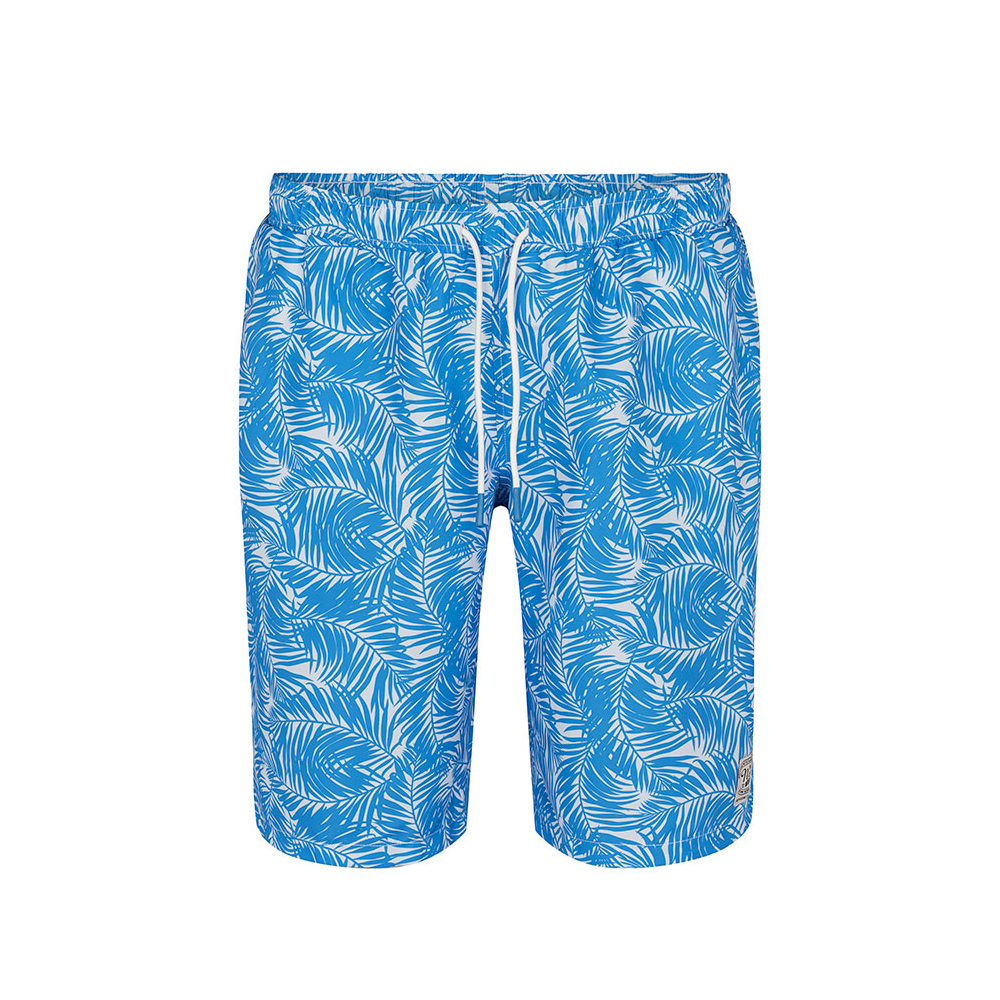 North 56 Fern Pattern Swim Short Blue