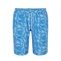 North 56 Fern Pattern Swim Short Blue