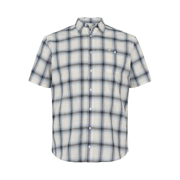 North 56 Cotton Blue Check Short Sleeve Shirt-shop-by-brands-Beggs Big Mens Clothing - Big Men's fashionable clothing and shoes