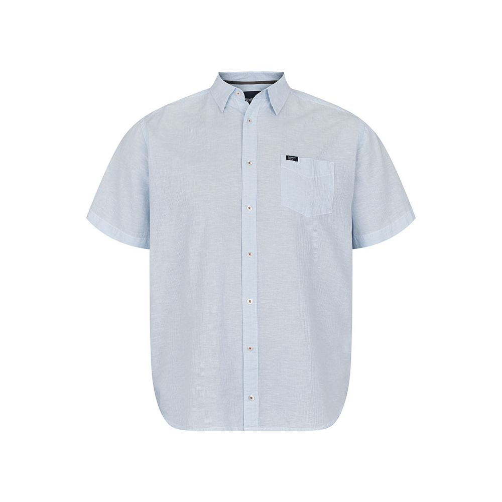 North 56 Pin Striped Cotton Short Sleeve Shirt