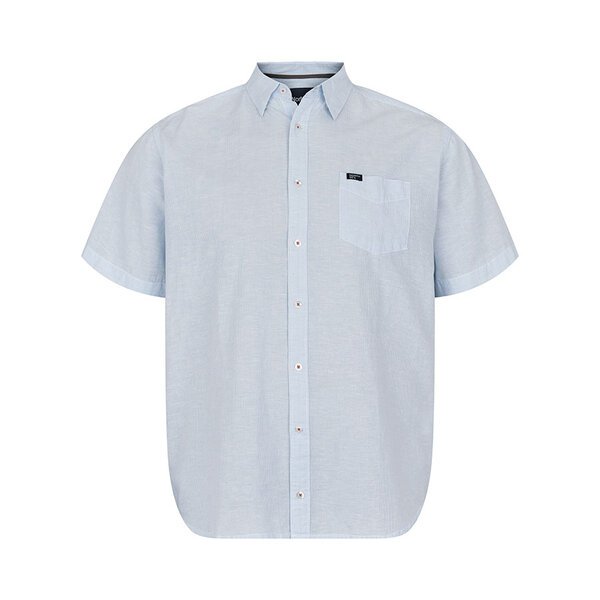 North 56 Pin Striped Cotton Short Sleeve Shirt-shop-by-brands-Beggs Big Mens Clothing - Big Men's fashionable clothing and shoes