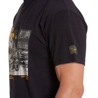 North 56 Garage Bike Print Black Tee