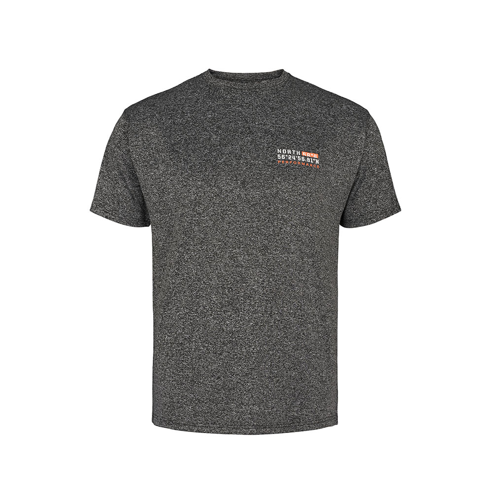 North 56 Cool Effect Supply Tee Grey Melange