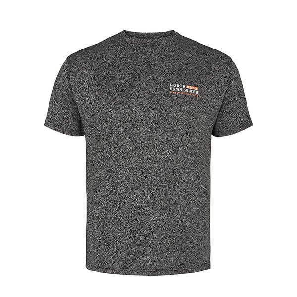 North 56 Cool Effect Supply Tee Grey Melange-shop-by-brands-Beggs Big Mens Clothing - Big Men's fashionable clothing and shoes