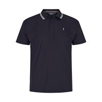 North 56 Cool Effect Polo With Collar Trim Navy