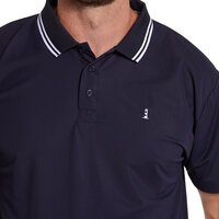 North 56 Cool Effect Polo With Collar Trim Navy