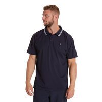 North 56 Cool Effect Polo With Collar Trim Navy