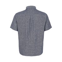 North 56 Navy Linen/Cotton Short Sleeve Shirt