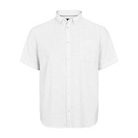 North 56 White Linen/Cotton Short Sleeve Shirt