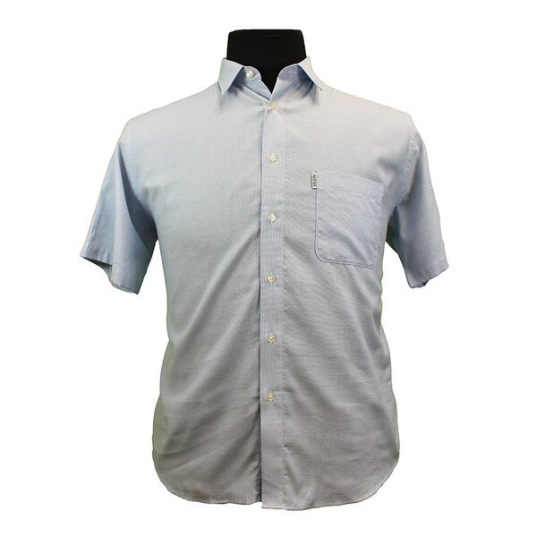 Aertex Cellular Pure Cotton Plain Blue-shop-by-brands-Beggs Big Mens Clothing - Big Men's fashionable clothing and shoes