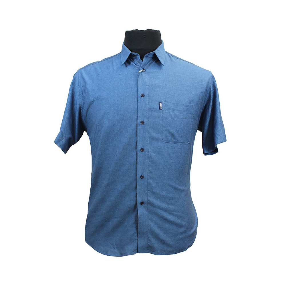 Aertex Somerset Plain Shirt Cobalt Blue 