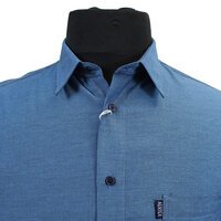 Aertex Somerset Plain Shirt Cobalt Blue 