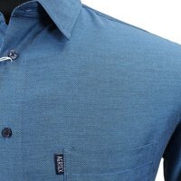 Aertex Somerset Plain Shirt Cobalt Blue 