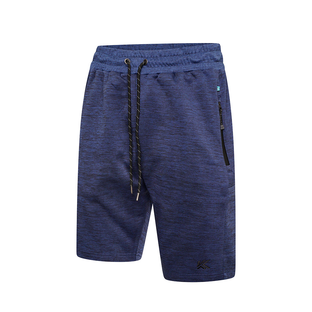 Kam Active Performance Marl Shorts Indigo