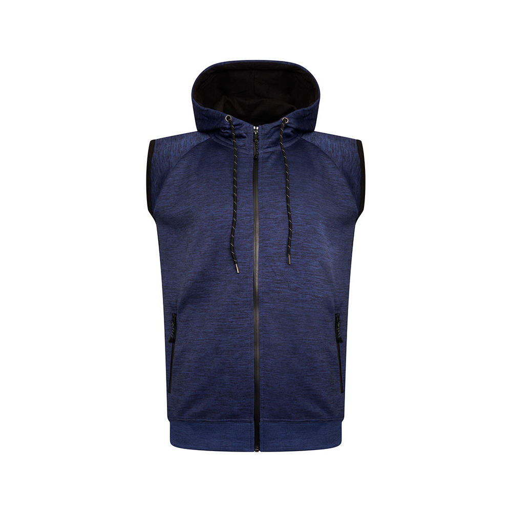 Kam Active Performance Sleeveless Hoody Indigo