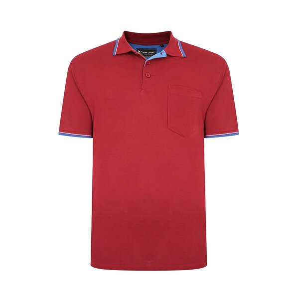 Kam Tipped Polo With Pocket Burg-shop-by-brands-Beggs Big Mens Clothing - Big Men's fashionable clothing and shoes