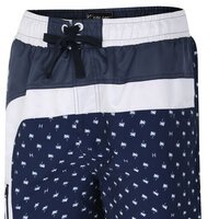 Kam Palm Print Navy Swimwear