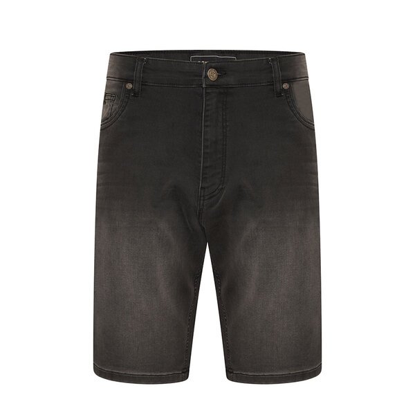 Kam Stretch Denim Short Charcoal-shop-by-brands-Beggs Big Mens Clothing - Big Men's fashionable clothing and shoes