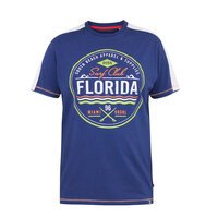 D555 Surf Club Florida Tee Royal Blue