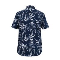 D555 Finley Leaf SS Shirt Navy