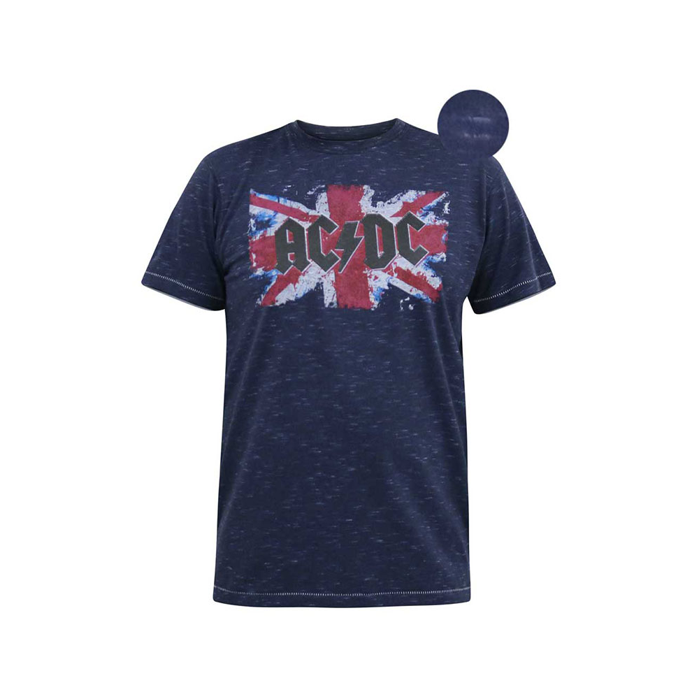 D555 ACDC Print Tee Navy