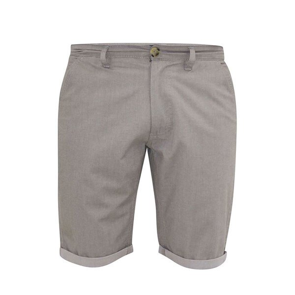 D555 Elon Stretch Chambray Short Stone-shop-by-brands-Beggs Big Mens Clothing - Big Men's fashionable clothing and shoes