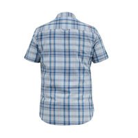 D555 Sky Blue Check SS Shirt