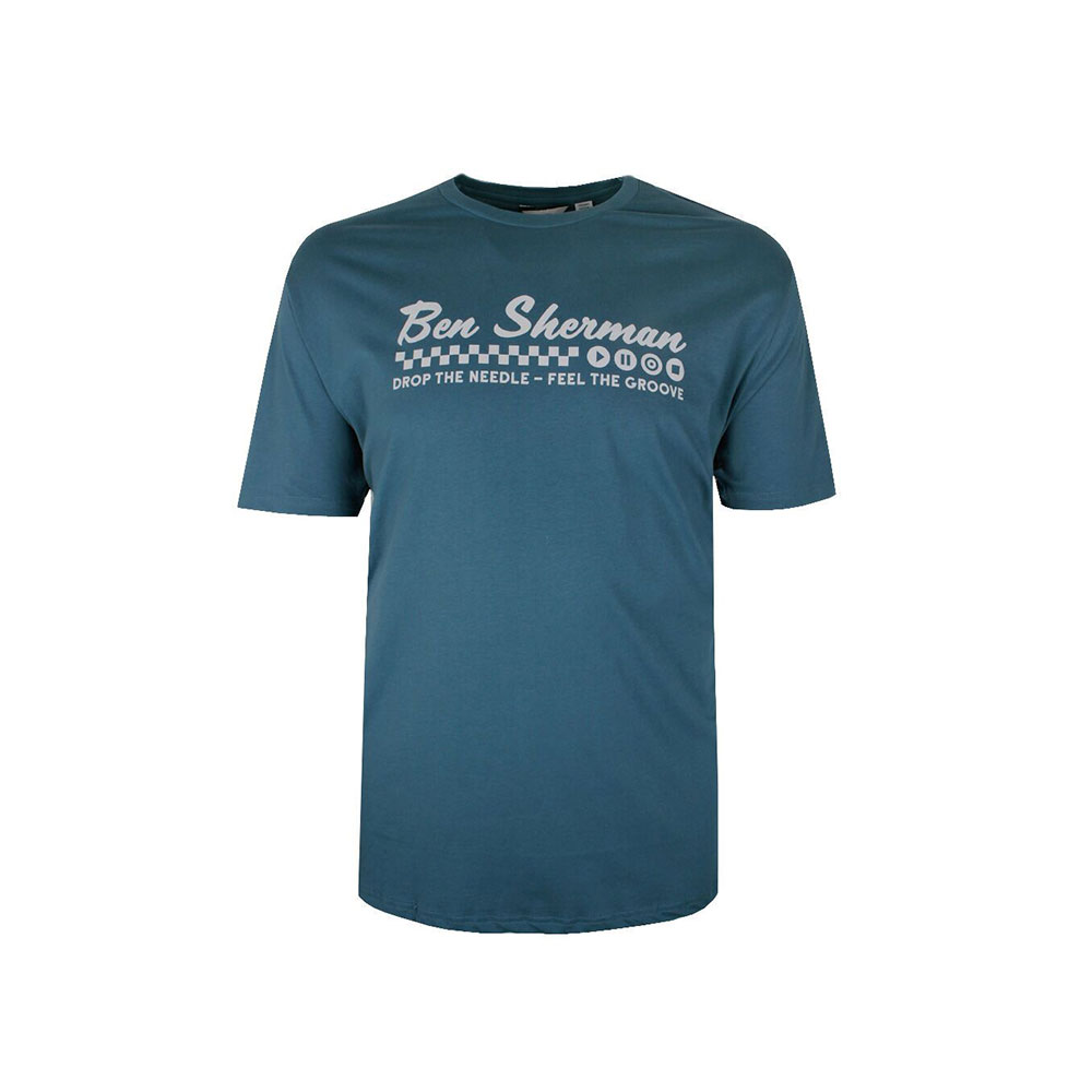 Ben Sherman Feel The Grove Tee Teal