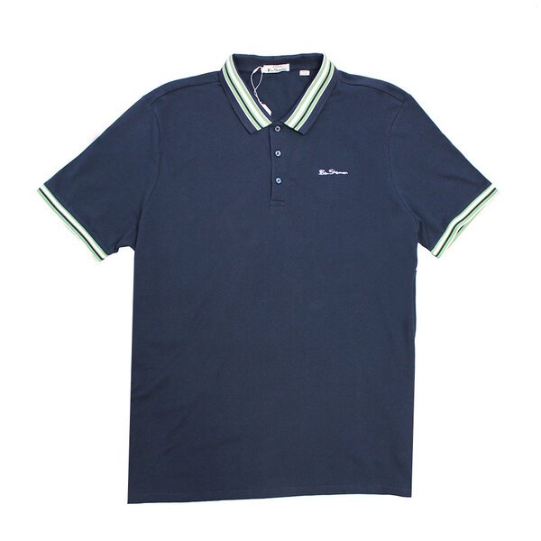 Ben Sherman House Collar Polo Dark Navy-shop-by-brands-Beggs Big Mens Clothing - Big Men's fashionable clothing and shoes