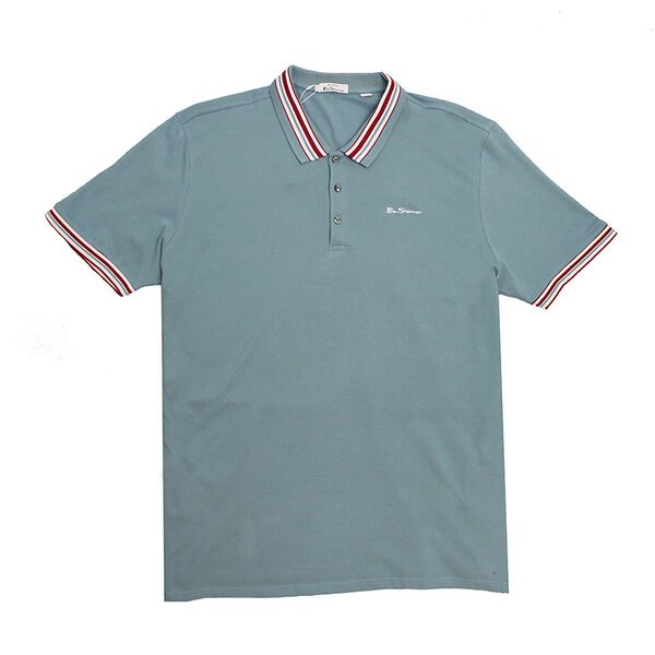 Ben Sherman House Collar Polo Petrol Blue-shop-by-brands-Beggs Big Mens Clothing - Big Men's fashionable clothing and shoes