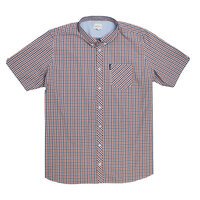 Ben Sherman Sig House check SS Shirt Pale Blue