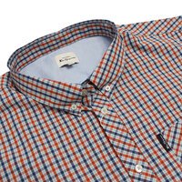 Ben Sherman Sig House check SS Shirt Pale Blue