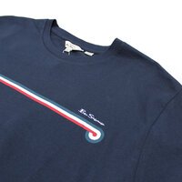 Ben Sherman Core Stripe Tee Dark Navy