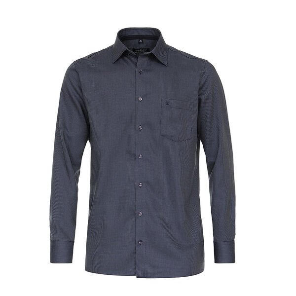 Casa moda Rope Weave Pattern Business Shirt Night Blue-shop-by-brands-Beggs Big Mens Clothing - Big Men's fashionable clothing and shoes