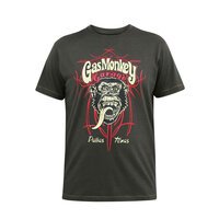 D555 Gas Monkey Printed Tee Khaki