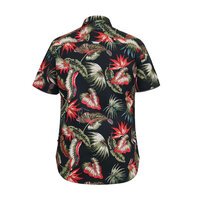 D555 lennox Hawaiian SS Shirt Black