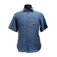 Berlin Irish Linen SS Shirt Navy