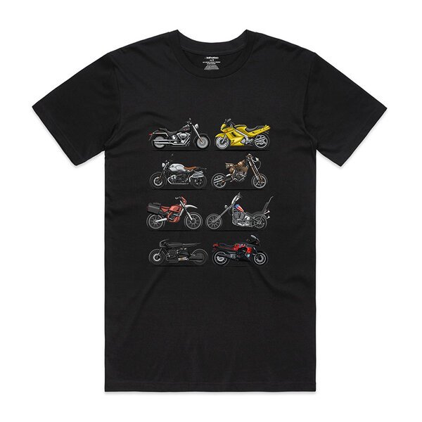 Is That So Movie Motorcycles Fine Cotton Fashion Tee-shop-by-brands-Beggs Big Mens Clothing - Big Men's fashionable clothing and shoes