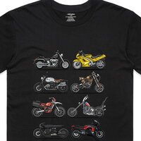 Is That So Movie Motorcycles Fine Cotton Fashion Tee