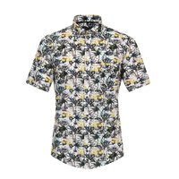 Casa Moda Palm Tree Short Sleeve Shirt Multi