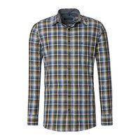 Casa Moda Pure Cotton Mini Check Fashion LS Shirt