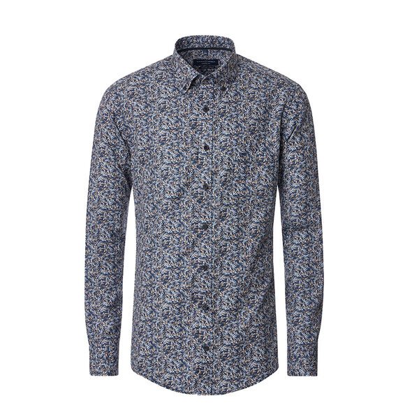 Casa Moda Organic Cotton Modern Fashion Print LS Shirt-shop-by-brands-Beggs Big Mens Clothing - Big Men's fashionable clothing and shoes