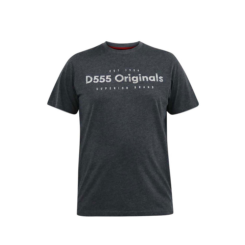 D555 Originals Tee Charcoal