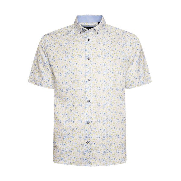 Kam Premium Floral Print SS Shirt-shop-by-brands-Beggs Big Mens Clothing - Big Men's fashionable clothing and shoes