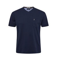 North 56 V neck Tee Super Sterch Navy